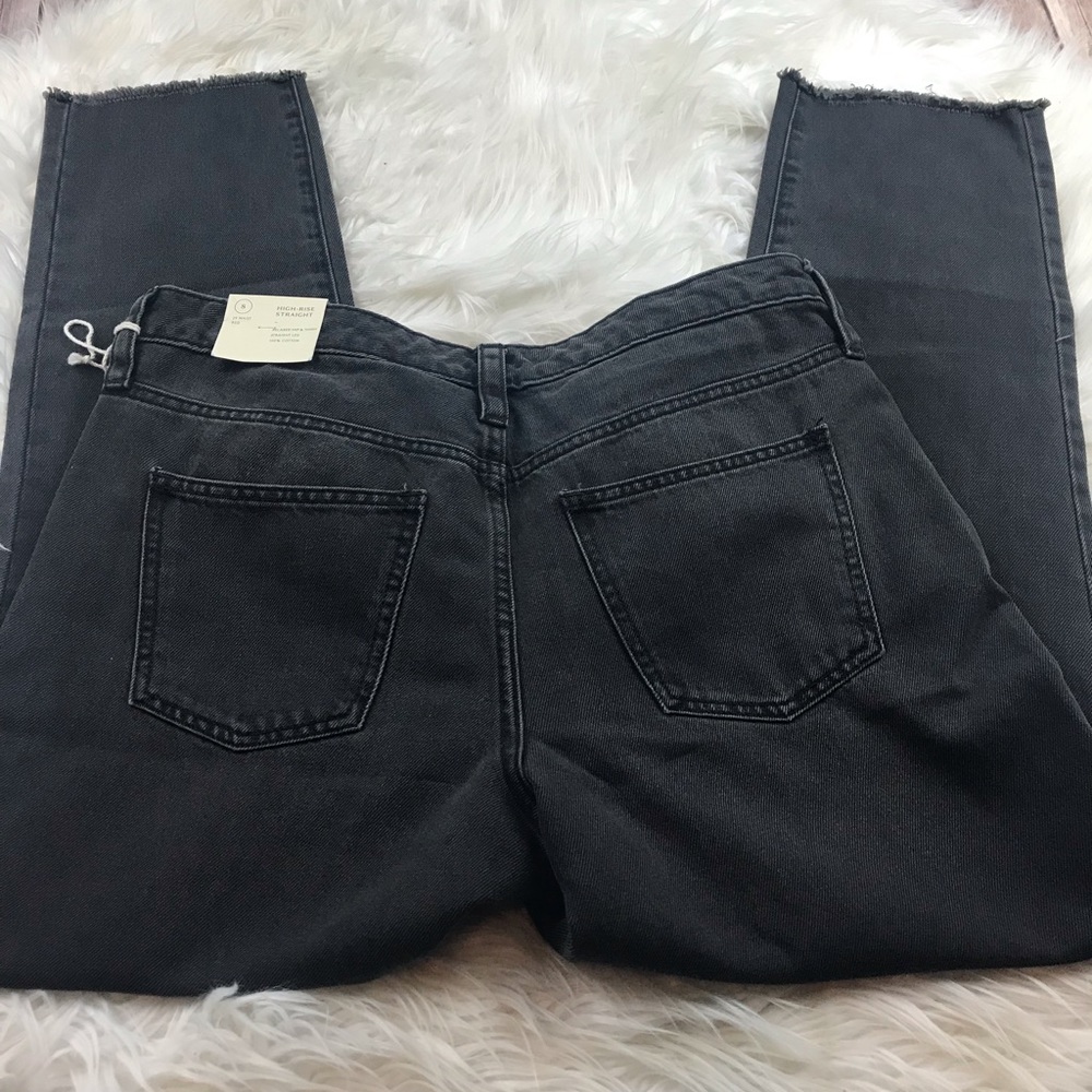Universal Thread high rise straight leg raw hem - Picture 3 of 7